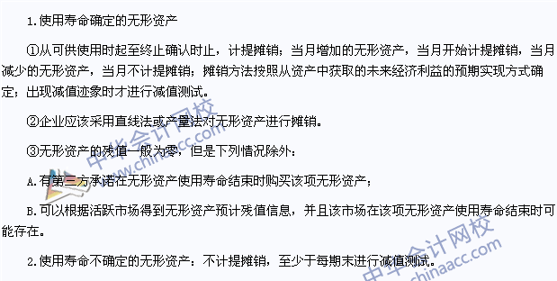 2015年注冊會計師《會計》高頻考點：無形資產的后續計量
