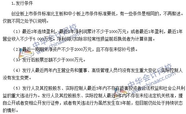 創業板首次公開發行股票