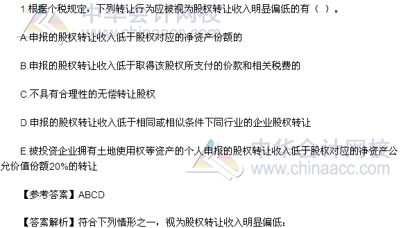 2016年稅務(wù)師《稅法二》多選題及參考答案(考生回憶版)