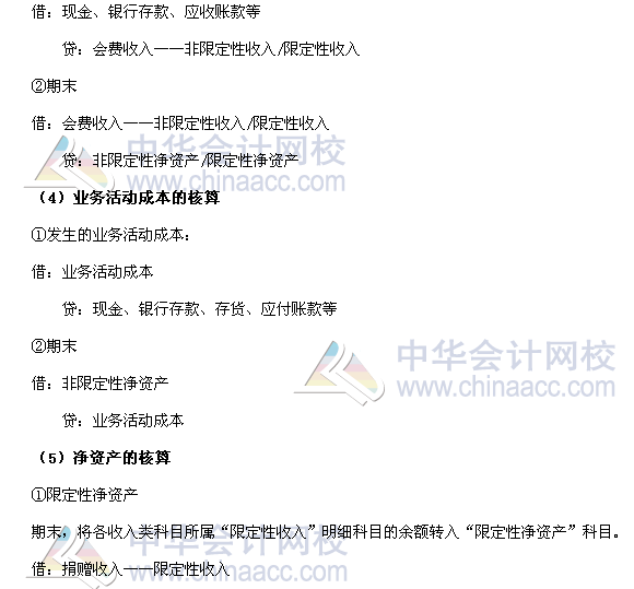 2017《中級會計實務》高頻考點：民間非營利組織特定業務