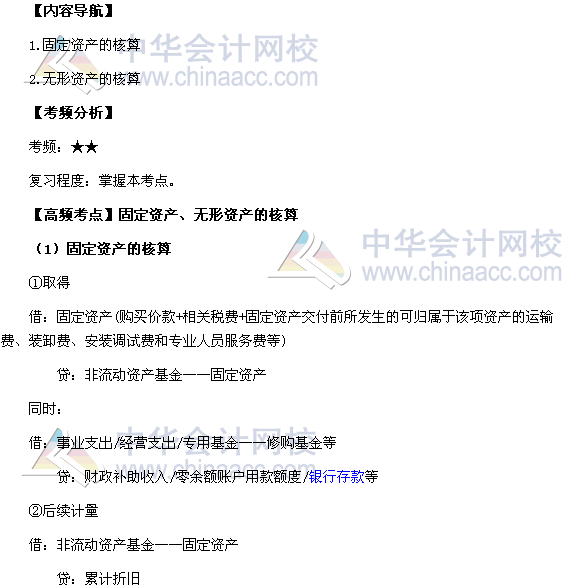 2017《中級會計實務》高頻考點：固定資產、無形資產的核算
