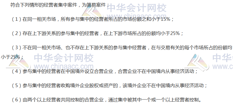 《經濟法》高頻考點:經營者集中