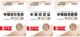 中級會計職稱“夢想成真”系列叢書考點匯編電子書