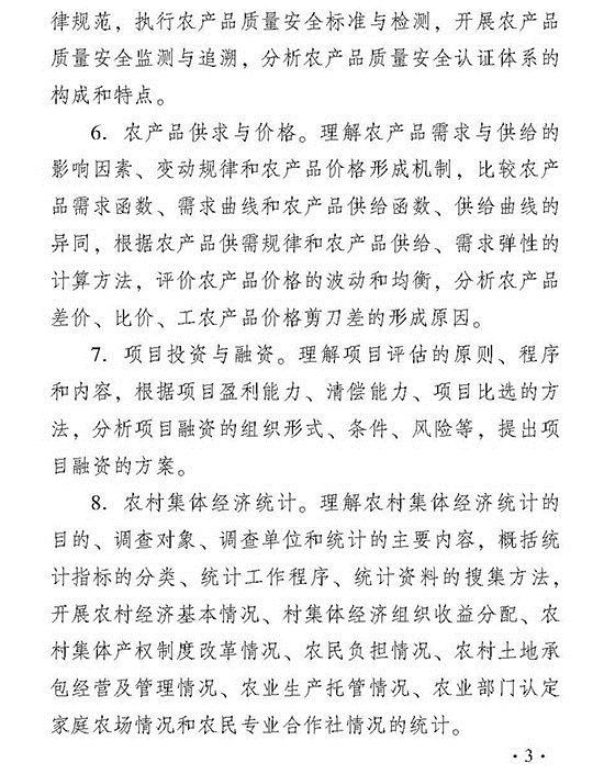 2018年度中級農業考試大綱