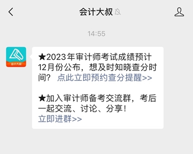 審計師查分預(yù)約提醒 審計師查分預(yù)約提醒