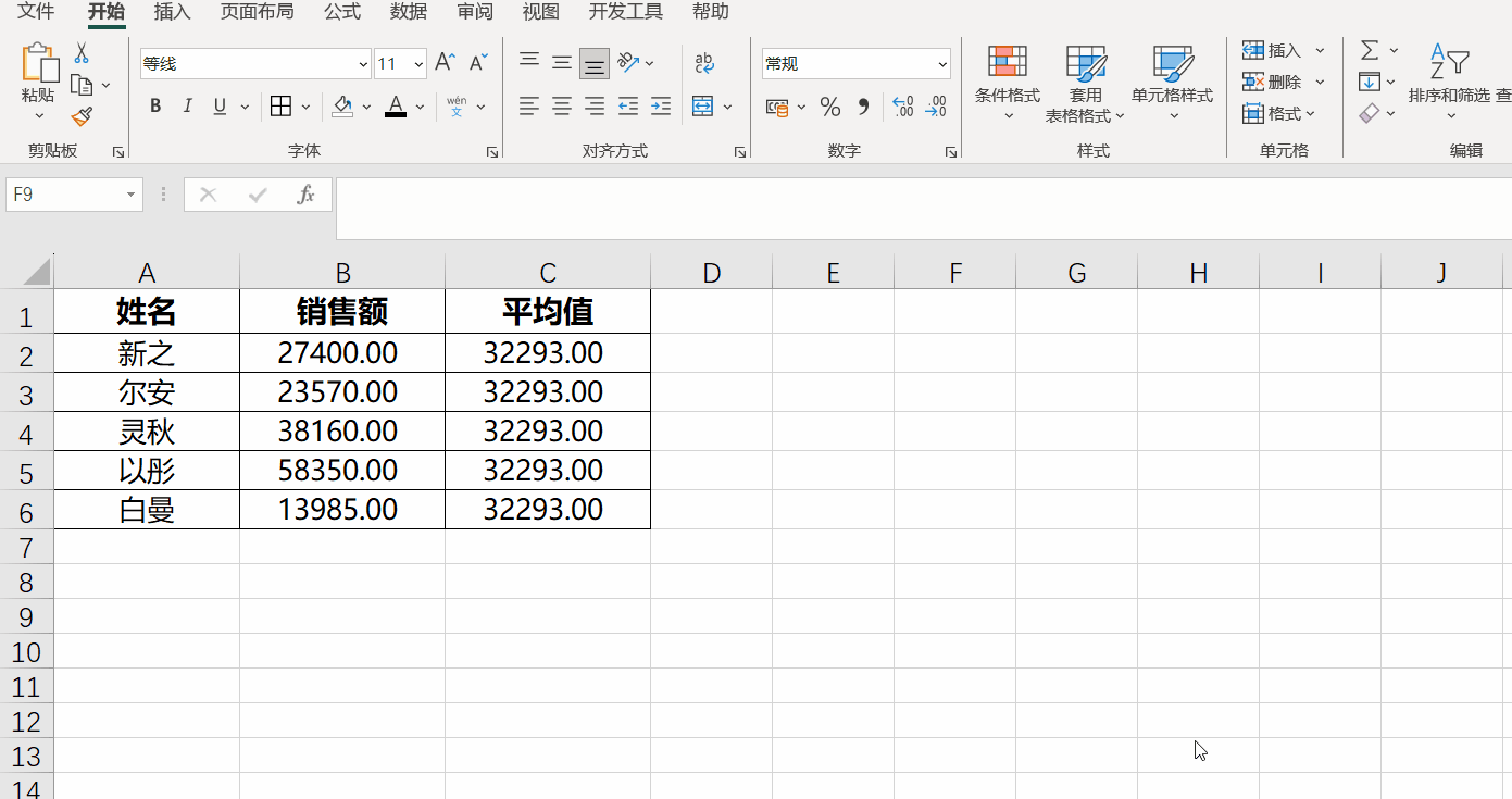 Excel制作帶平均線柱形圖的簡(jiǎn)易教程
