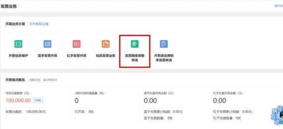 如何申請發票額度調整？